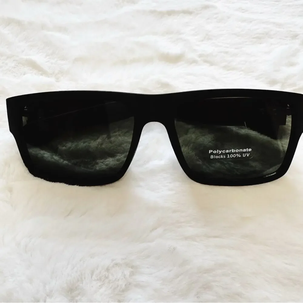 Jensen Black & Dark Wood Sunglasses